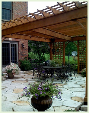 Stained Pergola